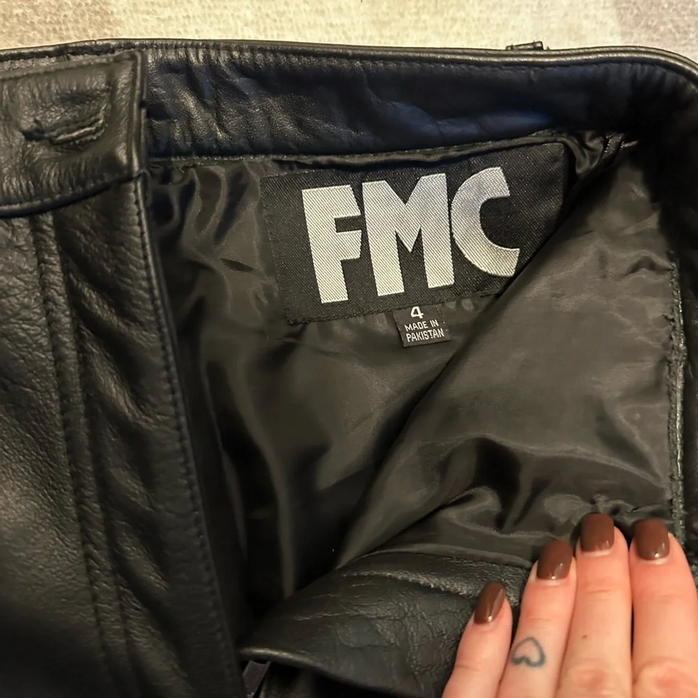 Vintage FMC Genuine Leather Pants - Picture 3 of 7